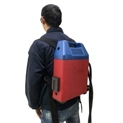 Ruggine di pulizia Remal della macchina del laser della fibra portatile economica di prezzi 50W 100W per il legno della pietra del metallo